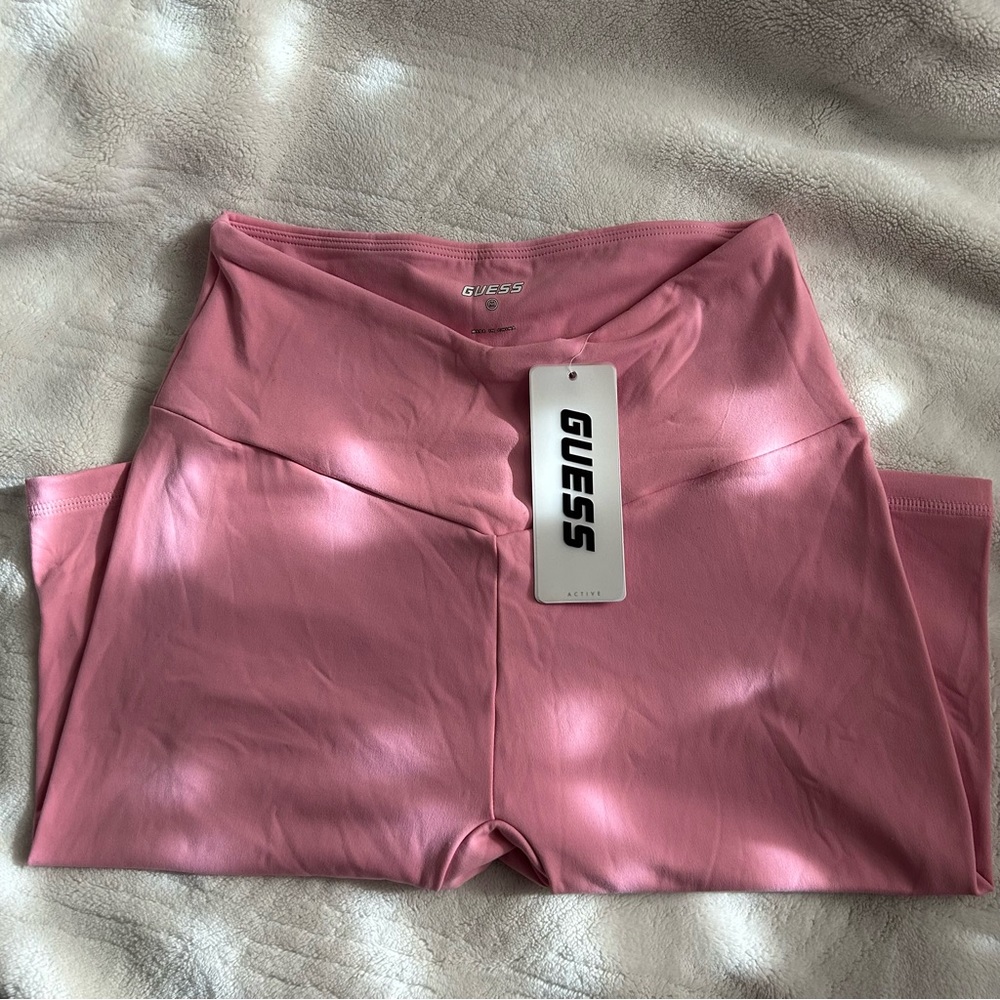 Guess bubble gum pink biker short